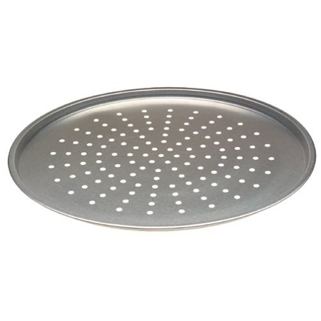 Chicago Metallic Commercial Round Perforated Pizza Crisper Pan