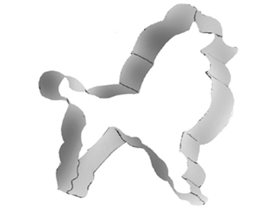 Poodle TBK Cookie Cutter