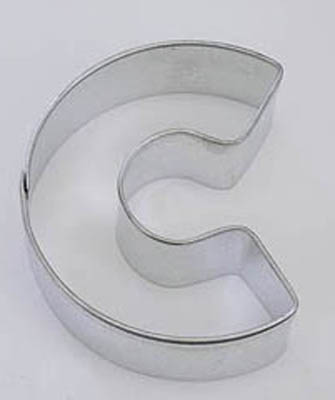 Letter C TBK Cookie Cutter