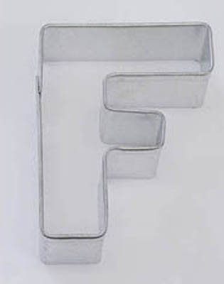 Letter F TBK Cookie Cutter