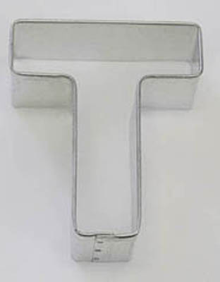 Letter T TBK Cookie Cutter