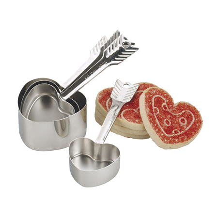 Endurance 4-Pc. Heart Measuring Cup Set