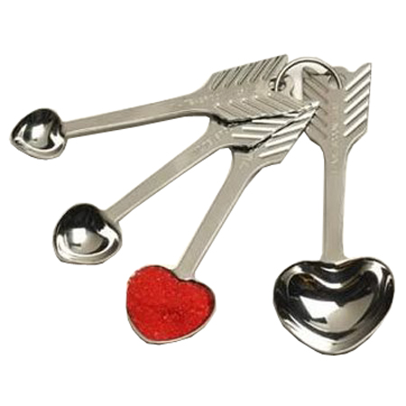 Endurance 4-Pc. Heart Measuring Spoon Set