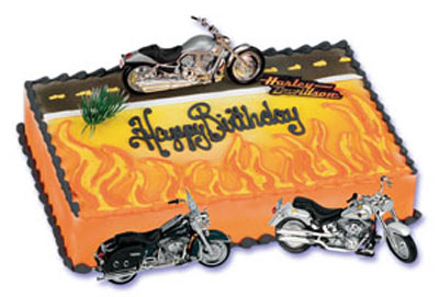 Harley Davidson Wedding Bands on Harley Davidson Cake Kit Includes