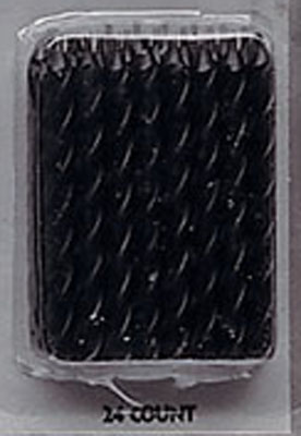 Candy Stripe Candles Black