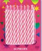 Candy Stripe Candles Pink