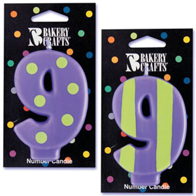 Number 9 Candle