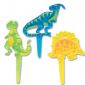 Dinosaur Puffy Cupcake Picks