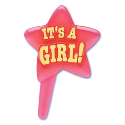 It's A Girl! Cupcake Picks