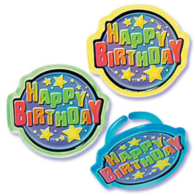 Happy Birthday Rings