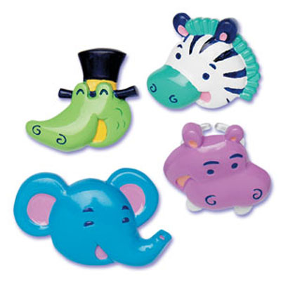 Animal Faces Puffy Rings