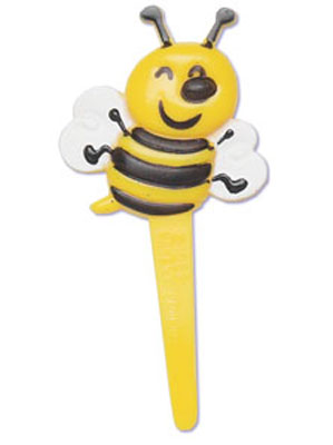Bumble Bee Puffy Cupcake Picks