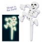 Glow-in-the-Dark Skeleton Cupcake Picks