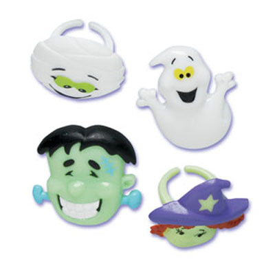 Halloween Faces Rings