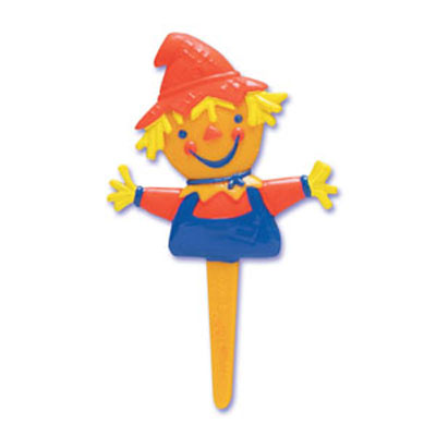 Scarecrow Puffy Cupcake Picks