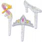 Princess Assortment Puffy Glitter Cupcake Picks