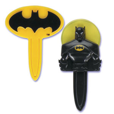 Batman Cupcake Picks