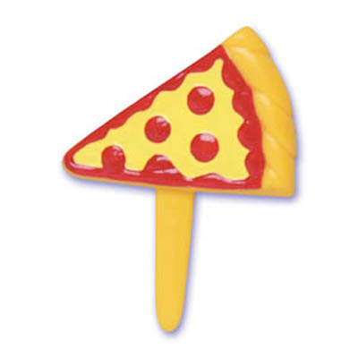 Pizza Slice Puffy Cupcake Picks