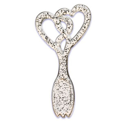Linked Hearts Glitter Cupcake Picks