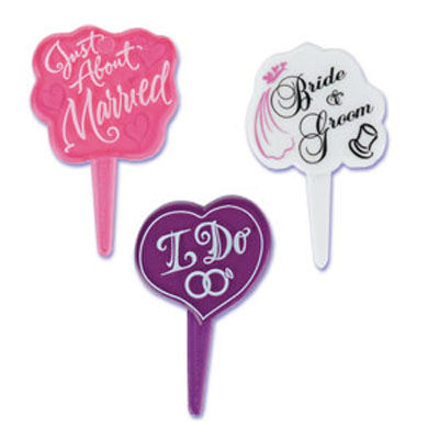 Wedding Assortment Cupcake Picks