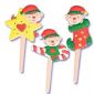Elves Puffy Cupcake Picks