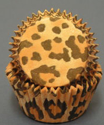 Leopard Print Baking Cups