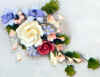 Large Tea Rose Spray Gumpaste Flower 2-316