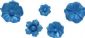 Silicone Mini Blossom Flowers Set Mold