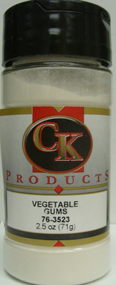 Vegetable Gums 2.5 oz jar