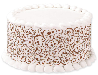 Chocolate Colored Swirls Wide Designer Prints 3-Pk.