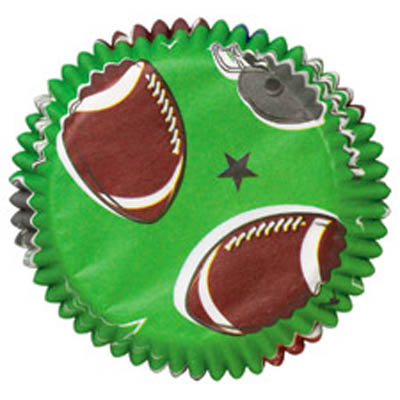 Football Mini Baking Cups