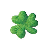 Shamrock Charms Sugar Decorations