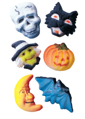 Deluxe Halloween Assortment Sugar Decorations