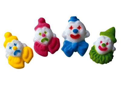 Clown Assortment Sugar Decorations
