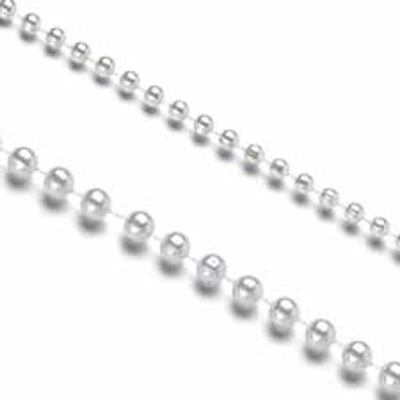 White Pearl Beading