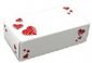 RED HEARTS GLITTER ONE-PIECE BOX