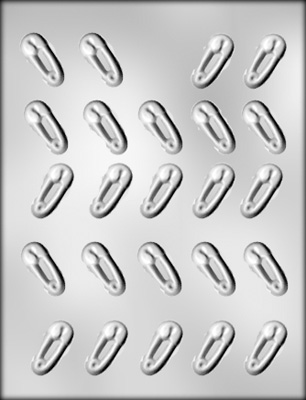 Safety Pins Chocolate Mold