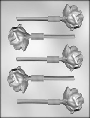 Rose Chocolate Sucker Candy Mold