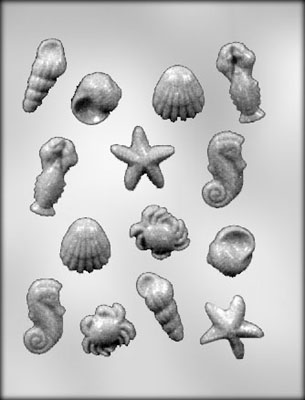 Sea Creature Asst. Chocolate Mold