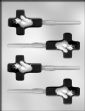 Cross w- Boy Praying Chocolate Sucker Mold