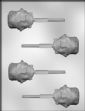 Frankenstein chocolate sucker mold