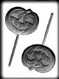 Jack O' Lantern Hard Candy Sucker Mold