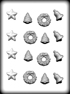 Christmas Assortment Hard Candy Mold