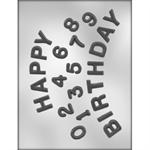 Happy B-Day-Numbers Chocolate Mold