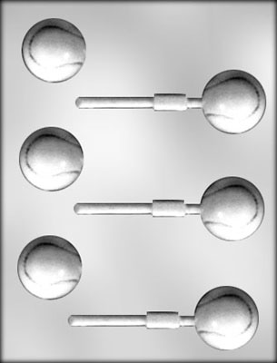 3-D Baseball Chocolate Sucker Mold
