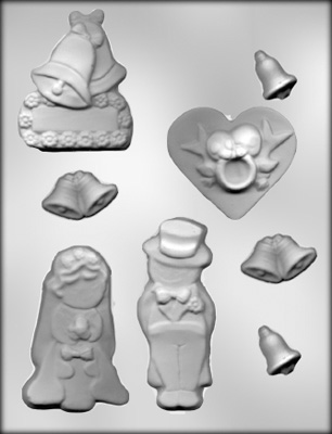 Wedding Asst. Chocolate Candy Mold