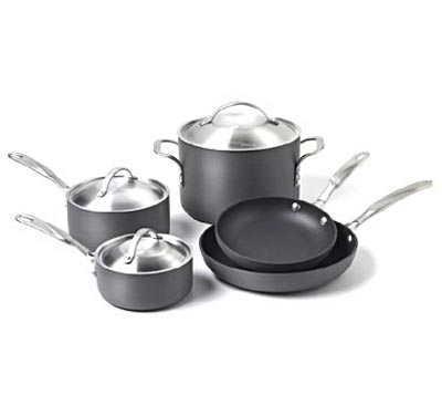 Simply Calphalon Nonstick 8-Pc. Cookware Set