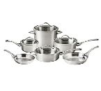 Calphalon Contemporary Stainless 10-Pc. Cookware Set