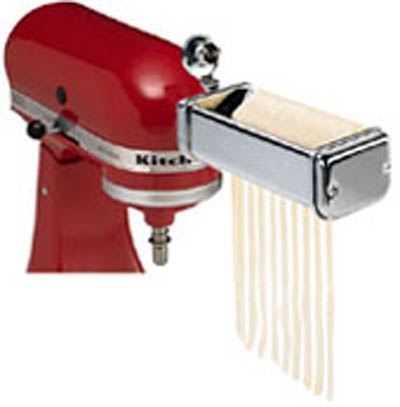 Kitchen  Pasta on Pasta Cutter Set Angel Hair   Thick Noodle  Requires Pasta Roller