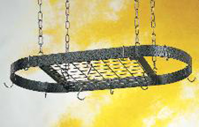 Rogar Oval Pot Racks With Grid